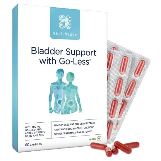 Healthspan Bladder Support With Go-Less Capsules