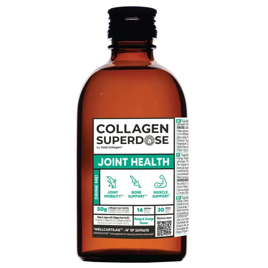 Gold Collagen Joint Health Collagen Superdose Joints, Muscles & Energy Liquid Supplement