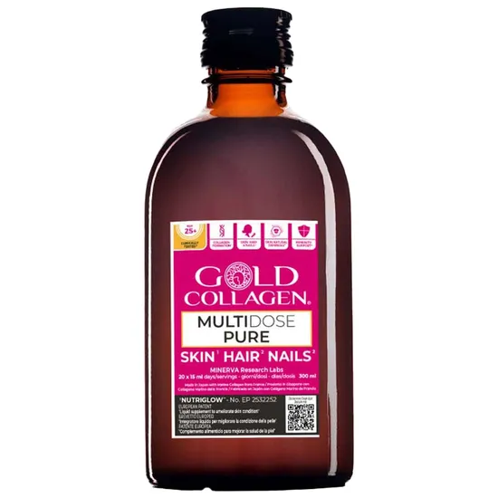 Gold Collagen Multidose Pure Skin, Hair & Nails Liquid Supplement