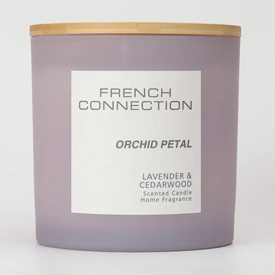 French Connection Pastel Collection Orchid Petal Candle