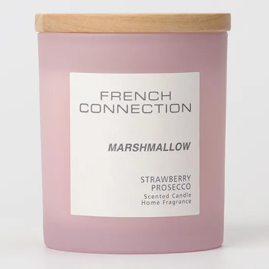 French Connection Pastel Collection Strawberry Prosecco Candle