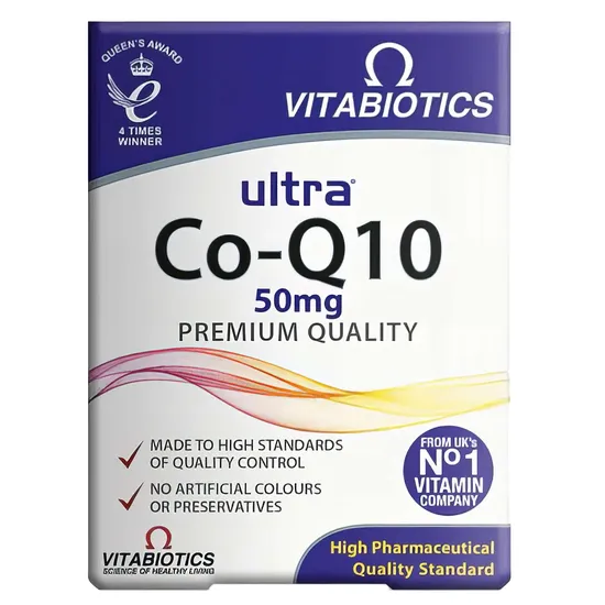 Vitabiotics Ultra Co-Q10 50mg Tablets