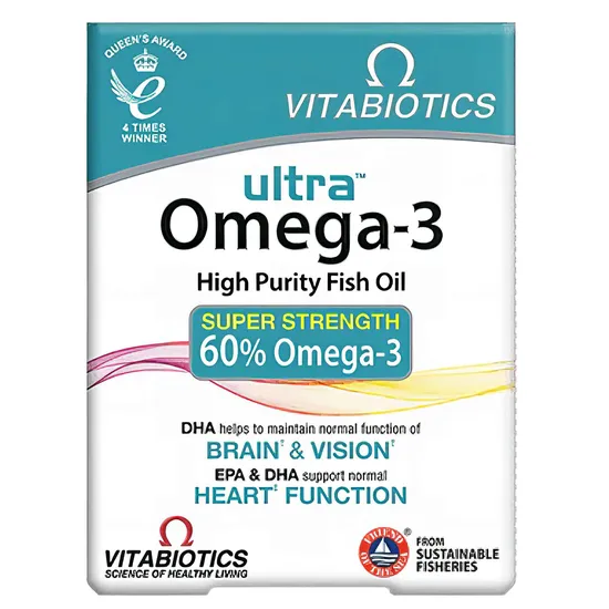 Vitabiotics Ultra Omega 3 High Purity Fish Oil Capsules