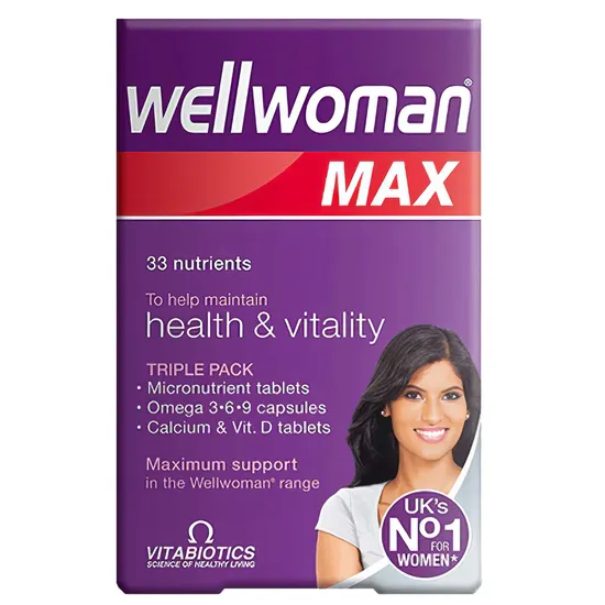 Vitabiotics Wellwoman Max Triple Pack Capsules & Tablets