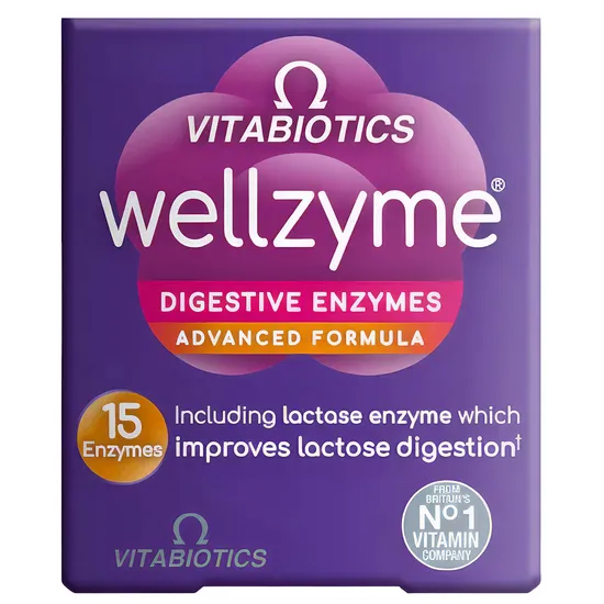 Vitabiotics Wellzyme Digestive Enzymes Advanced Formula