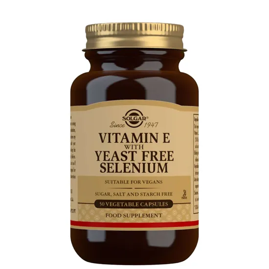 Solgar Vitamin E With Yeast Free Selenium Vegicaps