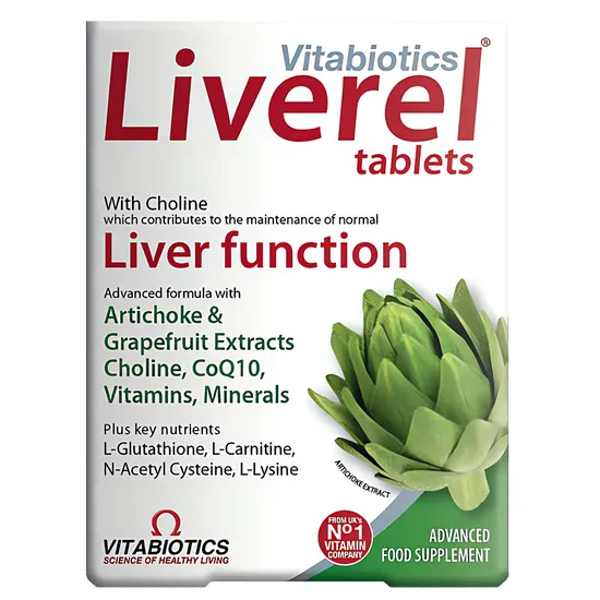 Vitabiotics Liverel Tablets