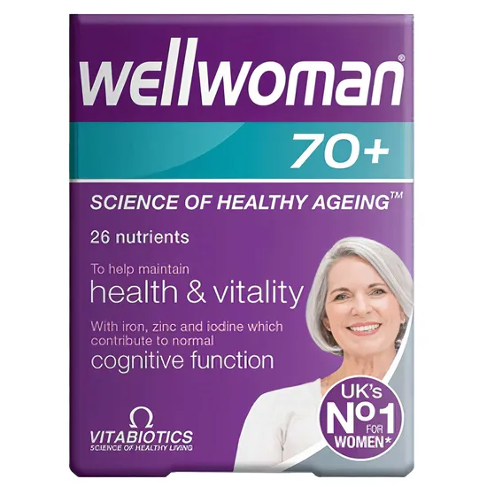 Vitabiotics Wellwoman 70+ Tablets
