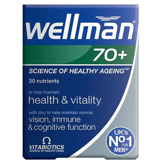 Vitabiotics Wellman 70+ Tablets