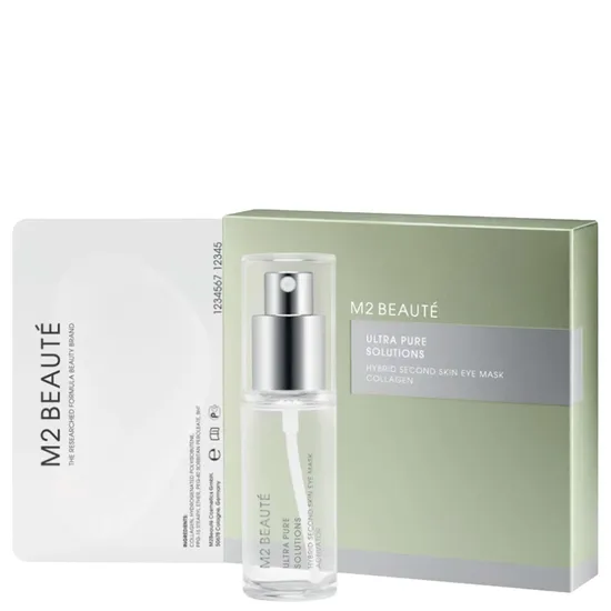 M2 BEAUTÉ Ultra Pure Solutions Hybrid Second Skin Eye Mask Collagen