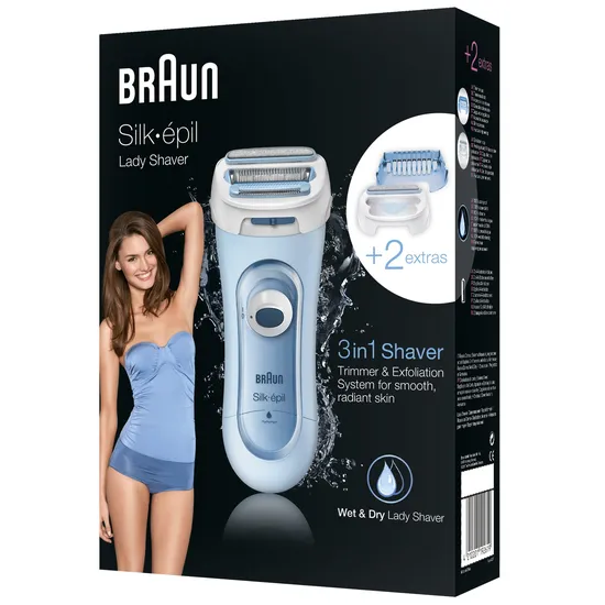 Braun Silk-epil Lady Shaver LS5160 Wet & Dry 3-in-1 Shaver