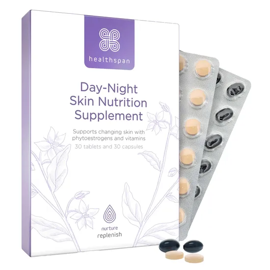 Healthspan Replenish Day-Night Skin Nutrition Supplement
