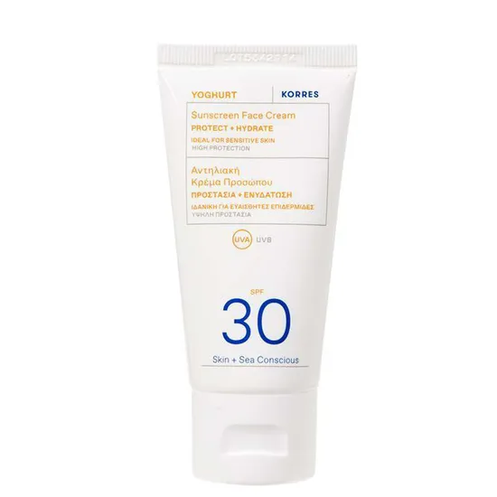 Korres Yoghurt Sunscreen Face Cream SPF 30