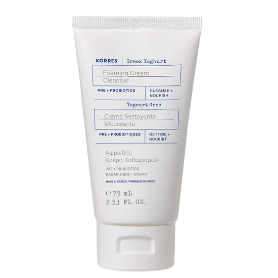 Korres Greek Yoghurt Foaming Cream Cleanser With Pre + Probiotics