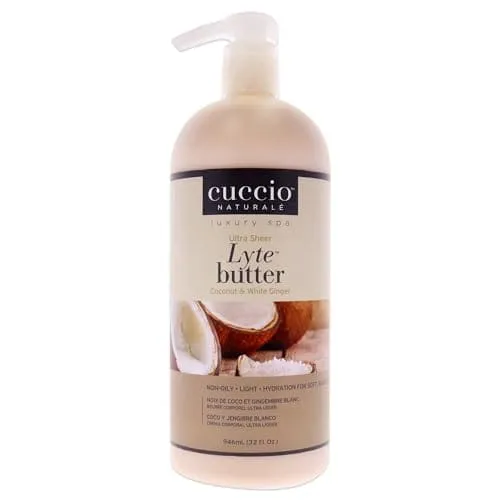Cuccio Coconut & White Ginger Lyte Lotion