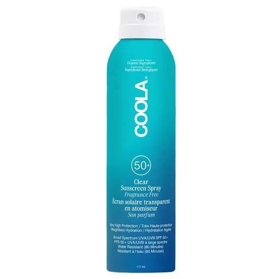 Coola Classic Body Sunscreen Spray SPF 50 Fragrance-Free