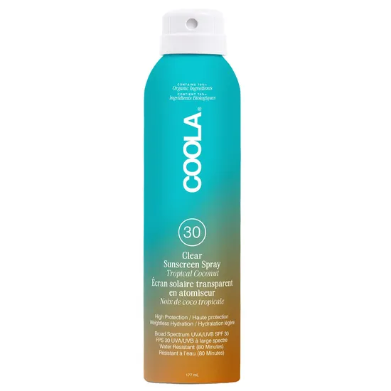 Coola Classic Body Sunscreen Spray SPF 30 Tropical Coconut