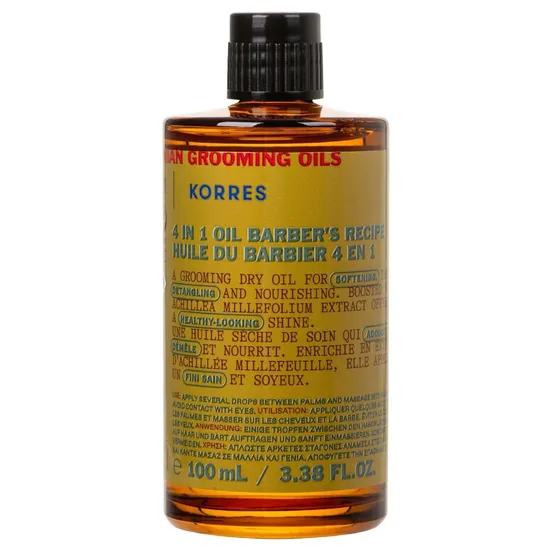 Korres Athenian Grooming 4-in-1 Oil Barber's Recipe