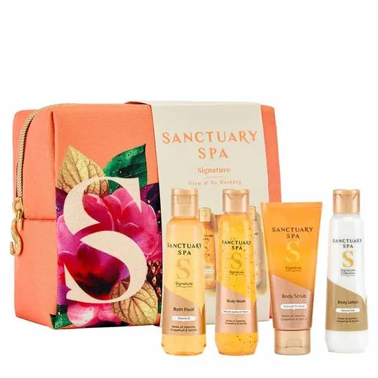 Sanctuary Spa Signature Glow & Go Wash Bag Set
