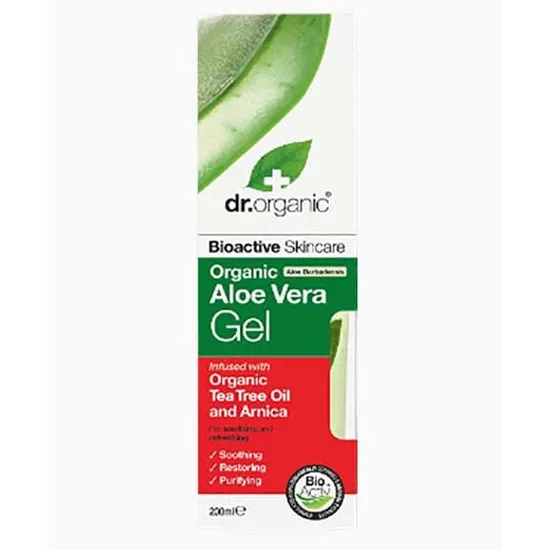 Dr. Organic Bioactive Skin Care Organic Aloe Vera Gel With Tea Tree & Arnica