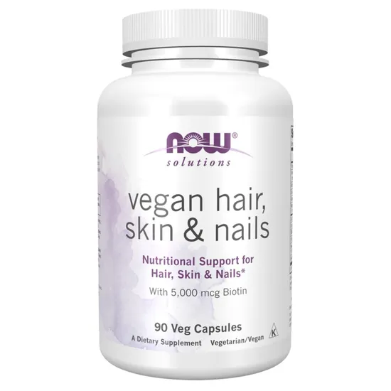 NOW Foods Vegan Hair Skin & Nails Capsules