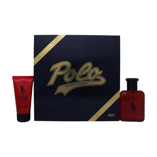 Ralph Lauren Polo Red 75ml Eau De Toilette + 50ml SG Set