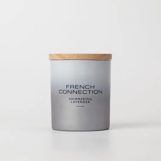 French Connection Metallic Collection Shimmering Lavender Candle