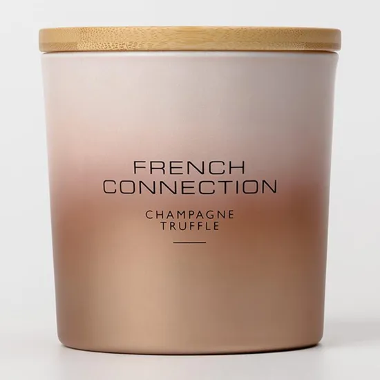 French Connection Metallic Collection Champagne Truffle Candle