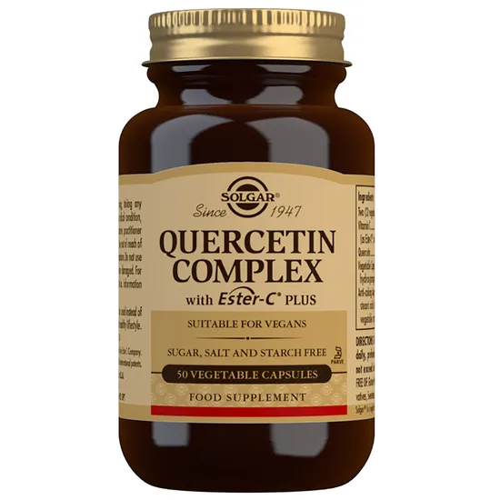 Solgar Specialty Quercetin Complex With Ester-C Plus Vegetable Capsules