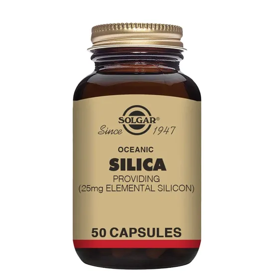 Solgar Minerals Oceanic Silica 25mg Vegetable Capsules