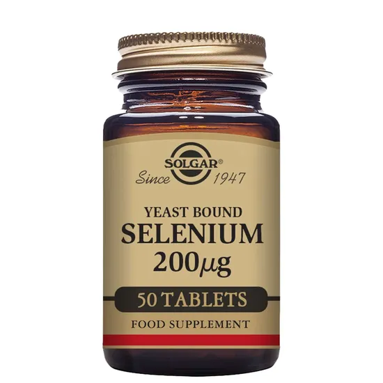 Solgar Minerals Yeast Bound Selenium 200ug