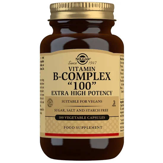 Solgar Formula Vitamin B-Complex "100" Vegicaps