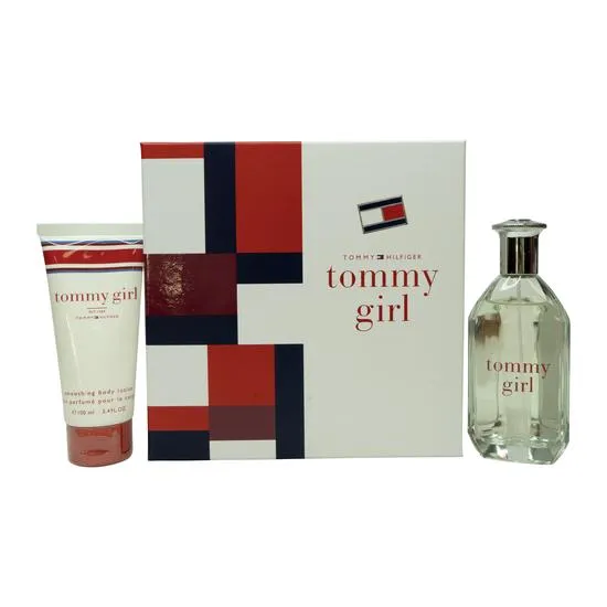 Tommy Hilfiger Tommy Girl Gift Set 100ml Eau De Toilette + 100ml Body Lotion