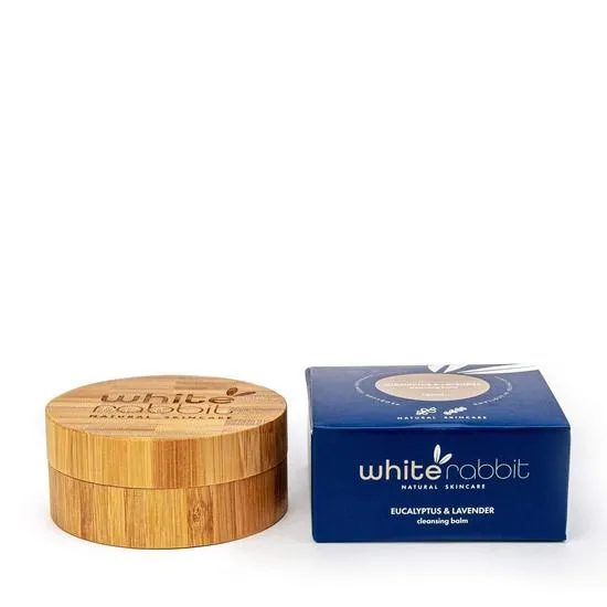 White Rabbit Skin Care Eucalyptus & Lavender Comforting Cleansing Balm 100Ml / Facecloth / Boxed