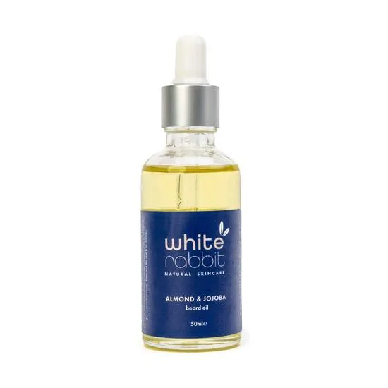 White Rabbit Skin Care Almond & Jojoba Skin & Beard Boosting Oil 50Ml / Pipette Lid