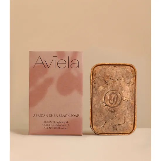 Aviela Skincare African Shea Black Soap