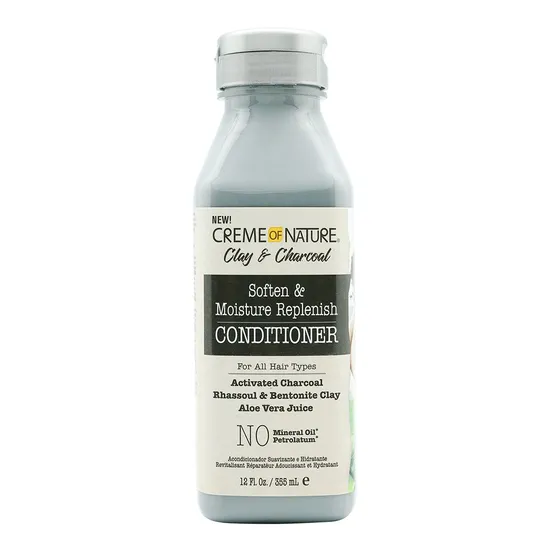 Creme Of Nature Clay & Charcoal Soften & Moisture Replenish Conditioner