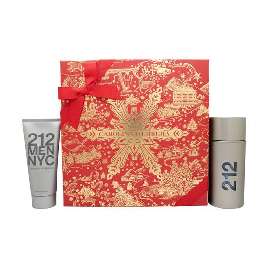 Carolina Herrera 212 NYC Men Gift Set 100ml Eau De Toilette +