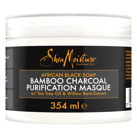 Shea Moisture African Black Soap Bamboo Charcoal Purification Masque