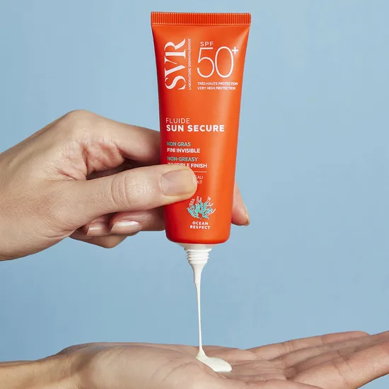 SVR SUN SECURE Fluid SPF 50 Face Cream For Hypersensitive Skin All Ages
