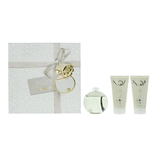 Cacharel Noa Eau De Toilette 100ml, 2 x Body Lotion 50ml Gift Set