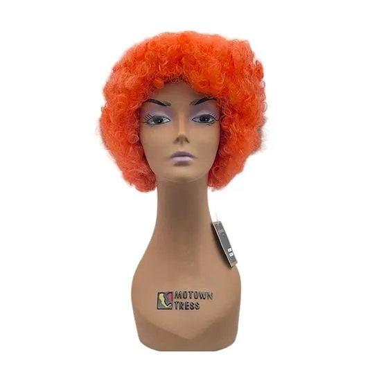 Hairaisers Halloween Costume Party Afro Wig 388a Orange