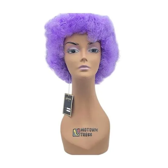 Hairaisers Halloween Costume Party Afro Wig 388a Lilac