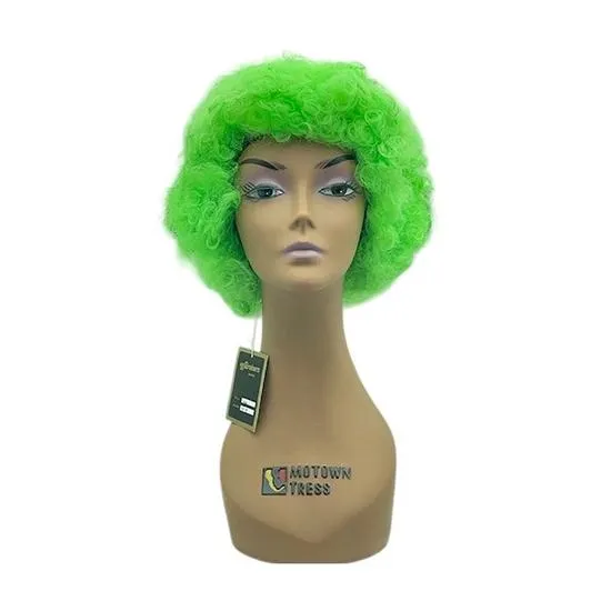 Hairaisers Halloween Costume Party Afro Wig 388a Green
