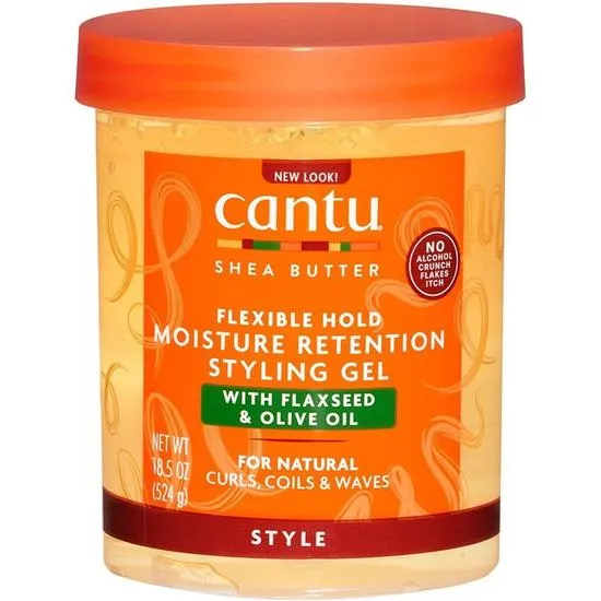 Cantu Shea Butter Moisture Retention Styling Gel With Flaxseed & Olive Oil