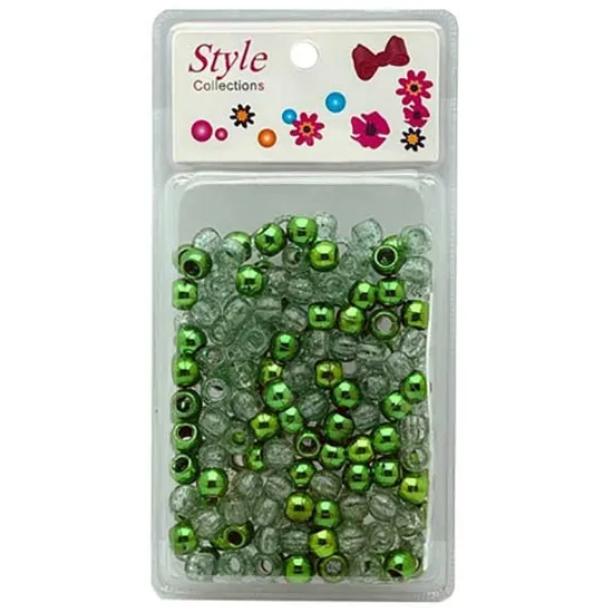 Beauty Collection Style Collection Hair Beads BD008 Green