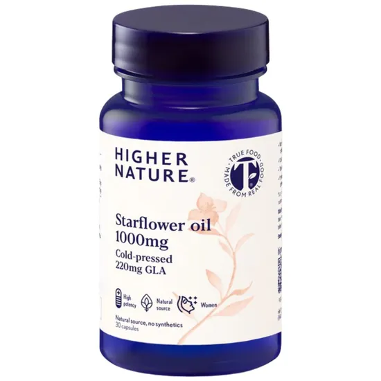 Higher Nature Starflower Oil 1000mg Capsules
