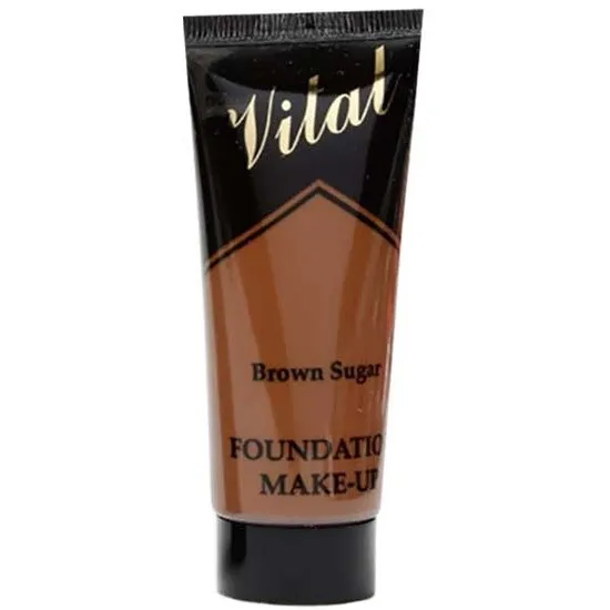 Vital Makeup Liquid Foundation Makeup Brown Sugar