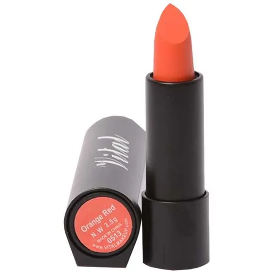 Vital Makeup Lipstick Orange Red