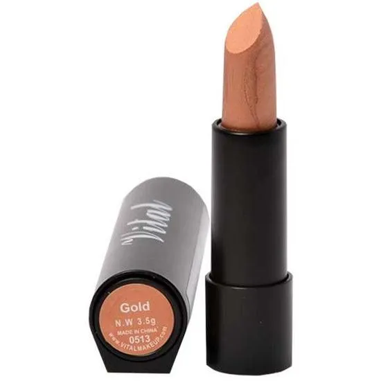 Vital Makeup Lipstick Gold